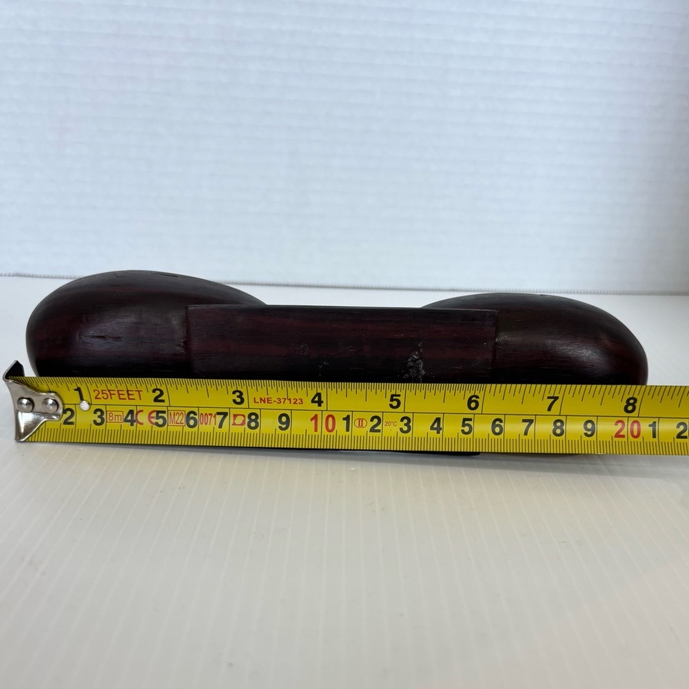 Vintage Duck Salt & Pepper Cellar Wood Hand Carving - Picture 9 of 9